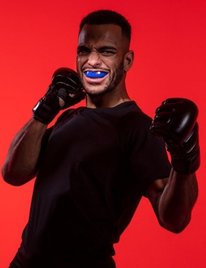 Opro Bronze Training Level Gumshield (10yrs - Adult) - Blue